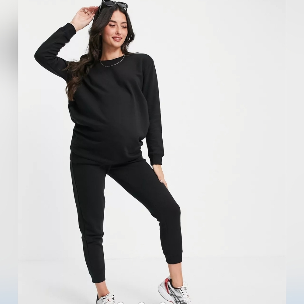 ASOS Maternity sweater and sweatpants tracksuit - cute trendy coordinating set!!